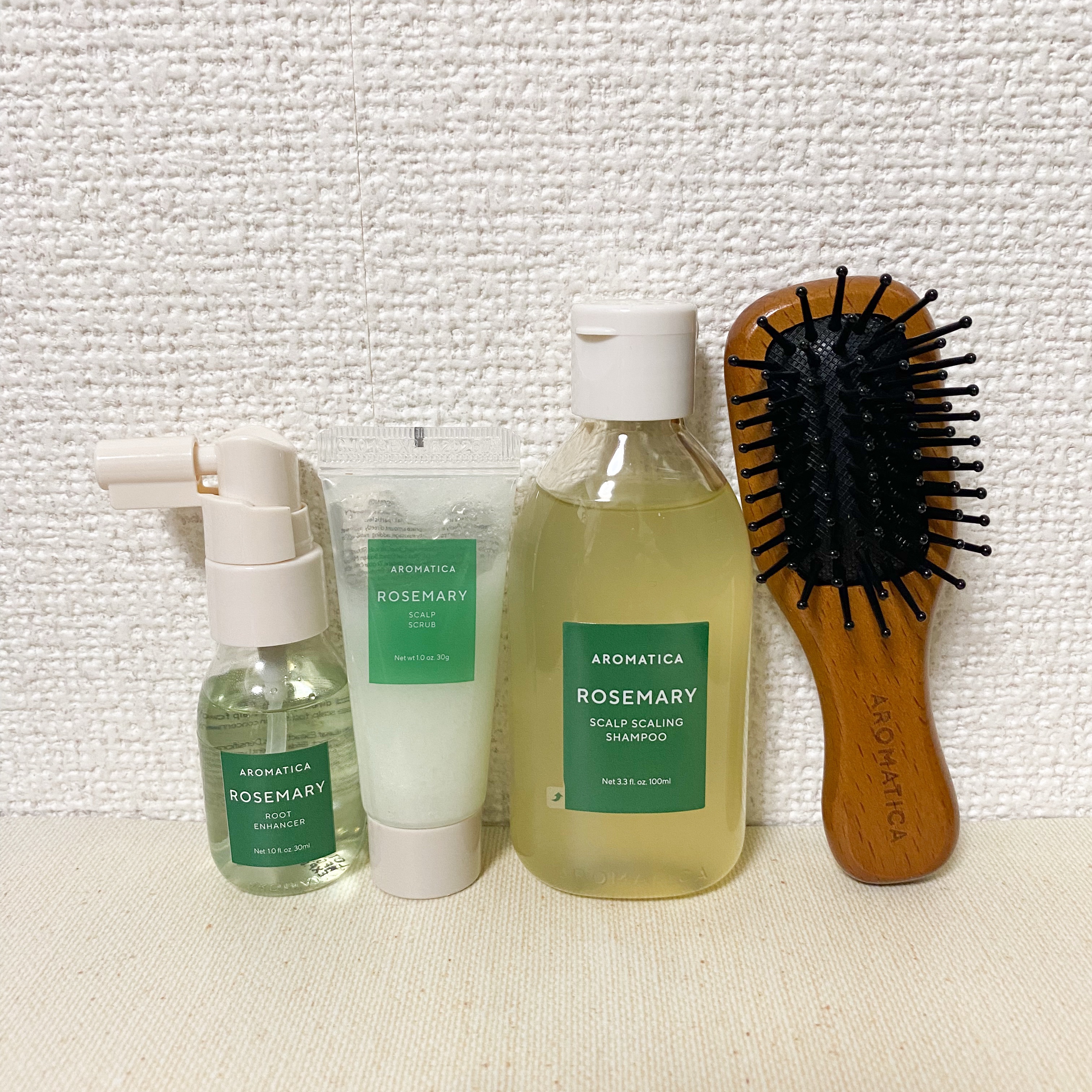 ローズマリー ヘア トライアルセット/AROMATICA/トライアルキットを使ったクチコミ（2枚目）