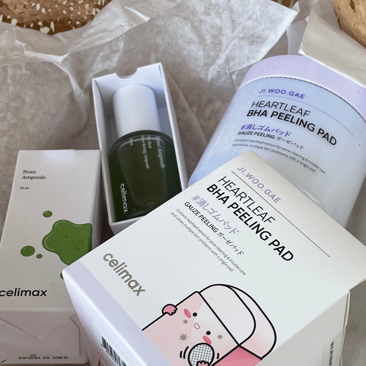 BHA消しゴムピーリングパッド/celimax/トナーパッドを使ったクチコミ(3枚目)