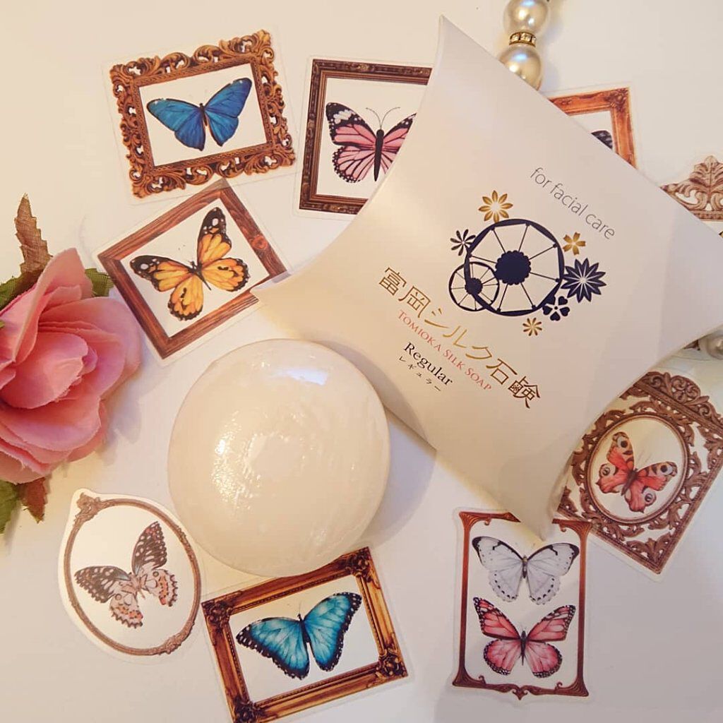 富岡シルク石鹸/富岡シルク/洗顔石鹸を使ったクチコミ（1枚目）