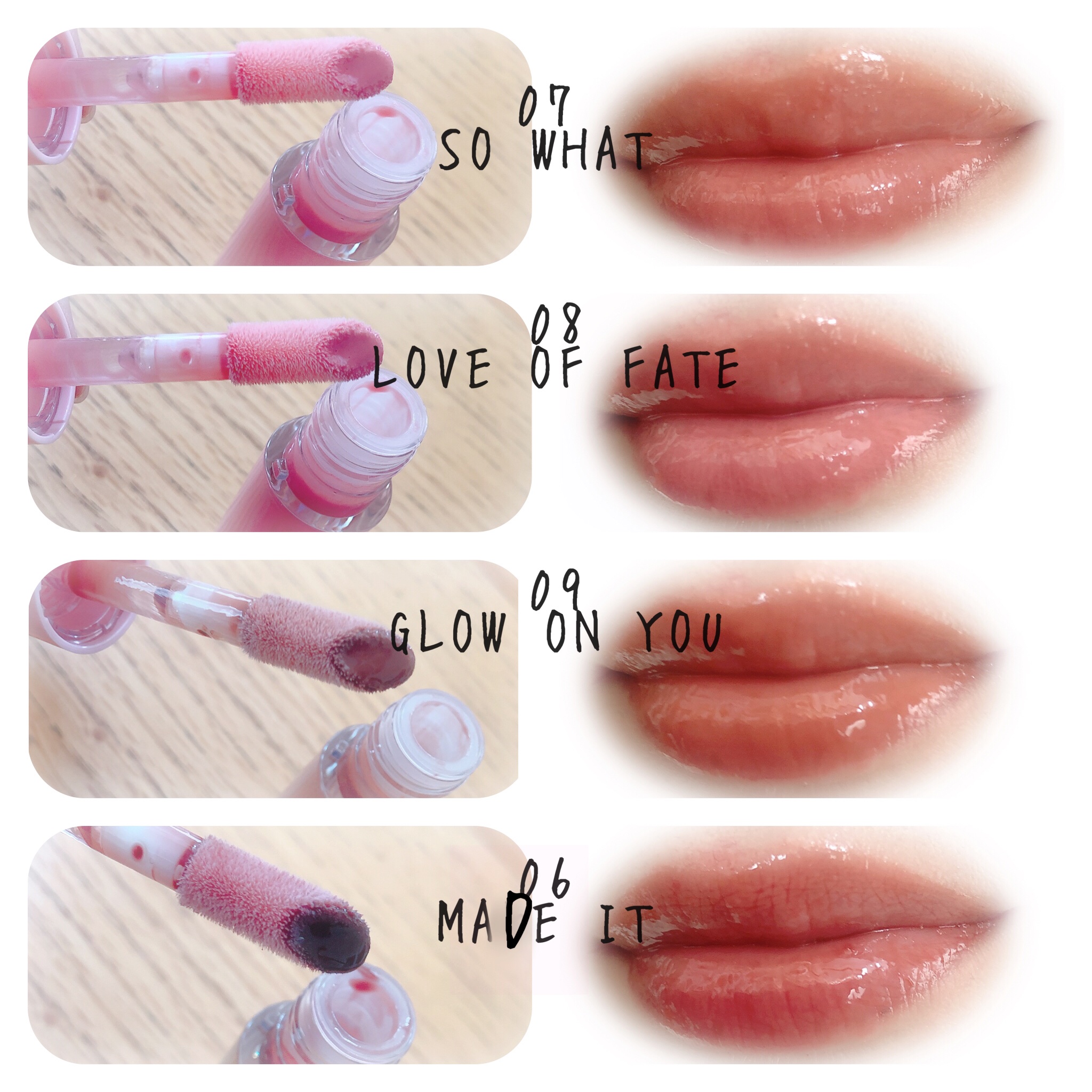 インク グラスティング リップ グロス/PERIPERA/リップグロスを使ったクチコミ（2枚目）