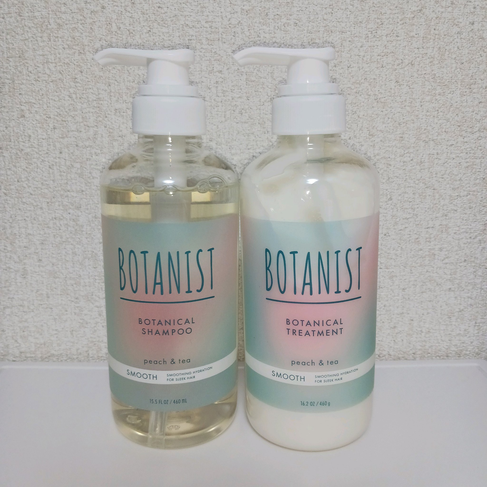 ボタニカルシャンプー・トリートメント アイスピーチティーの香り スムース/BOTANIST/市販シャンプーを使ったクチコミ（1枚目）