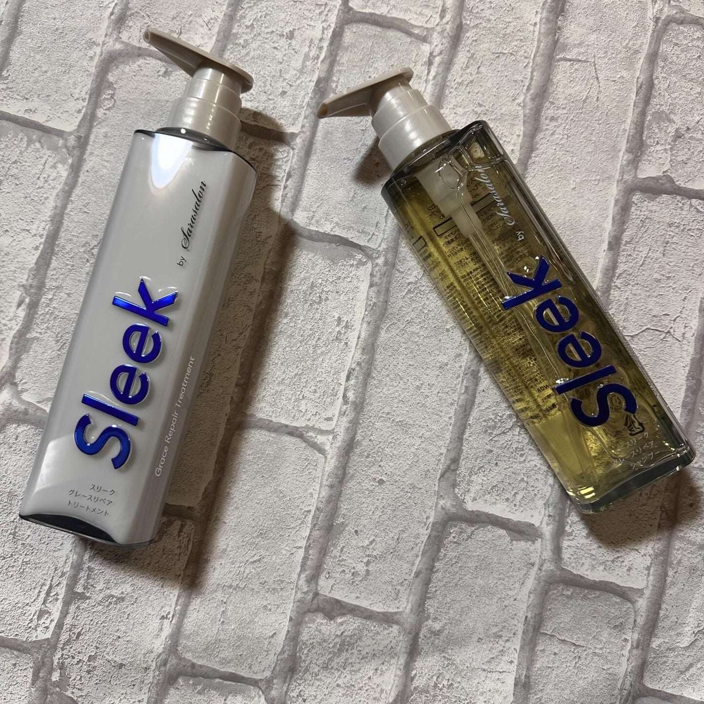 グレースリペアシャンプー/トリートメント/スリーク by サラサロン/市販シャンプーを使ったクチコミ(2枚目)