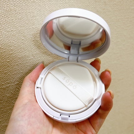 クッションファンデ 01 フェアライト/sopo/クッションファンデーションを使ったクチコミ(1枚目)