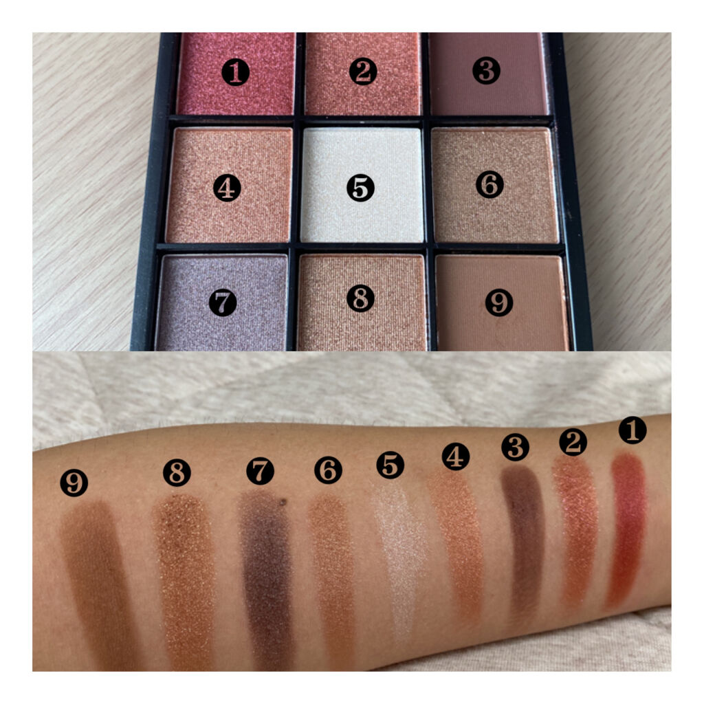 UR GLAM　BLOOMING EYE COLOR PALETTE/U R GLAM/アイシャドウパレットを使ったクチコミ（3枚目）