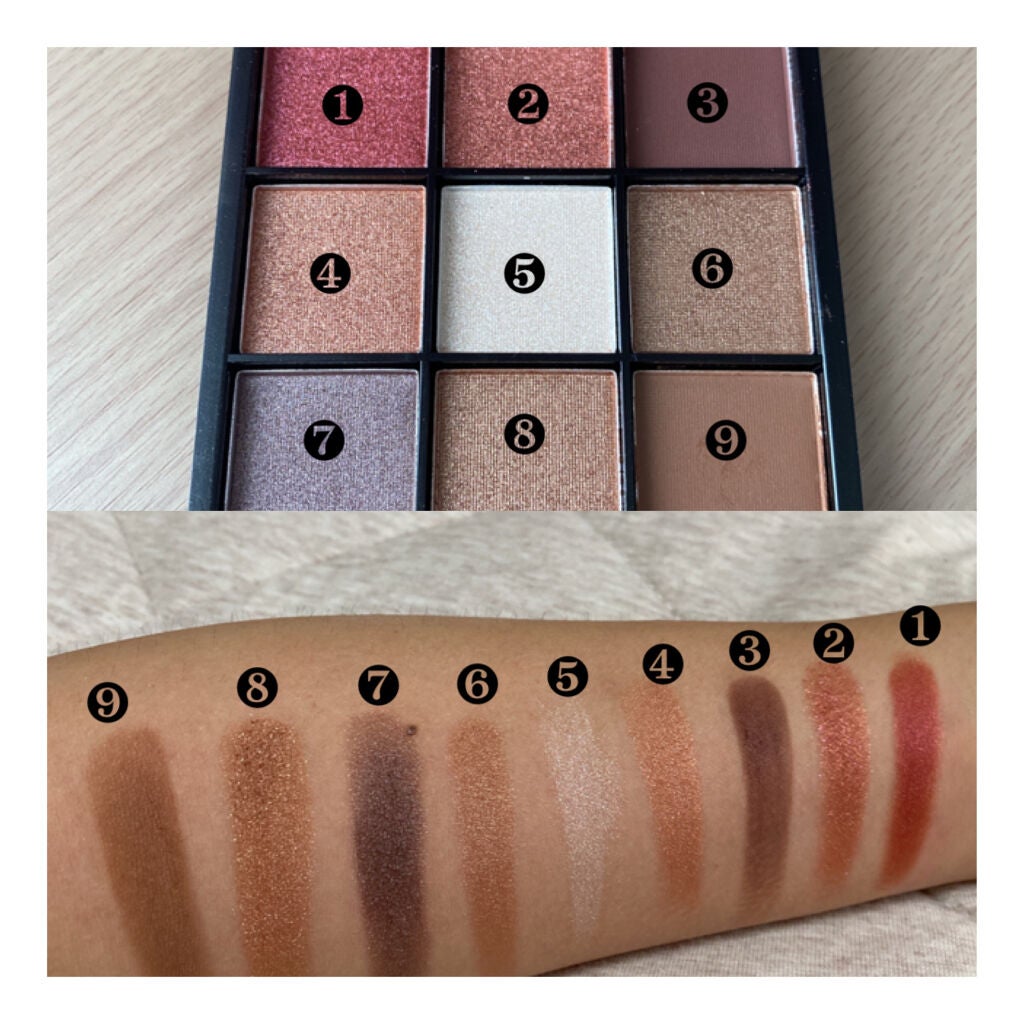 UR GLAM BLOOMING EYE COLOR PALETTE/U R GLAM/アイシャドウパレットを使ったクチコミ(3枚目)