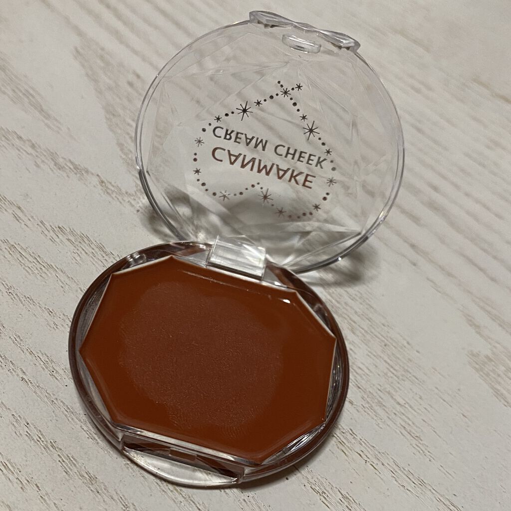 クリームチーク 17 キャラメルラテ/キャンメイク/ジェル・クリームチークを使ったクチコミ（2枚目）