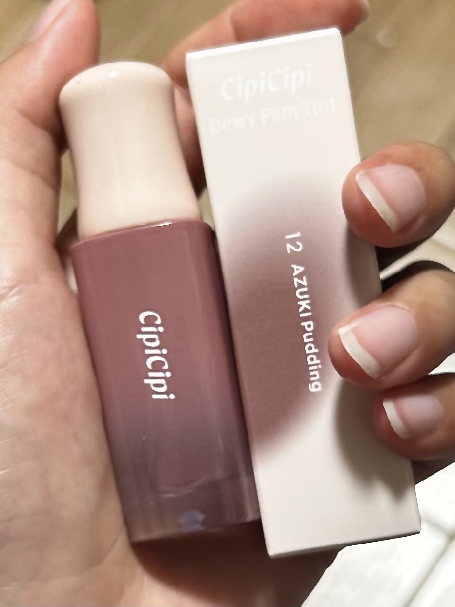 デューイフィルムティント 12 あずきプリン/CipiCipi/リップティントを使ったクチコミ（1枚目）