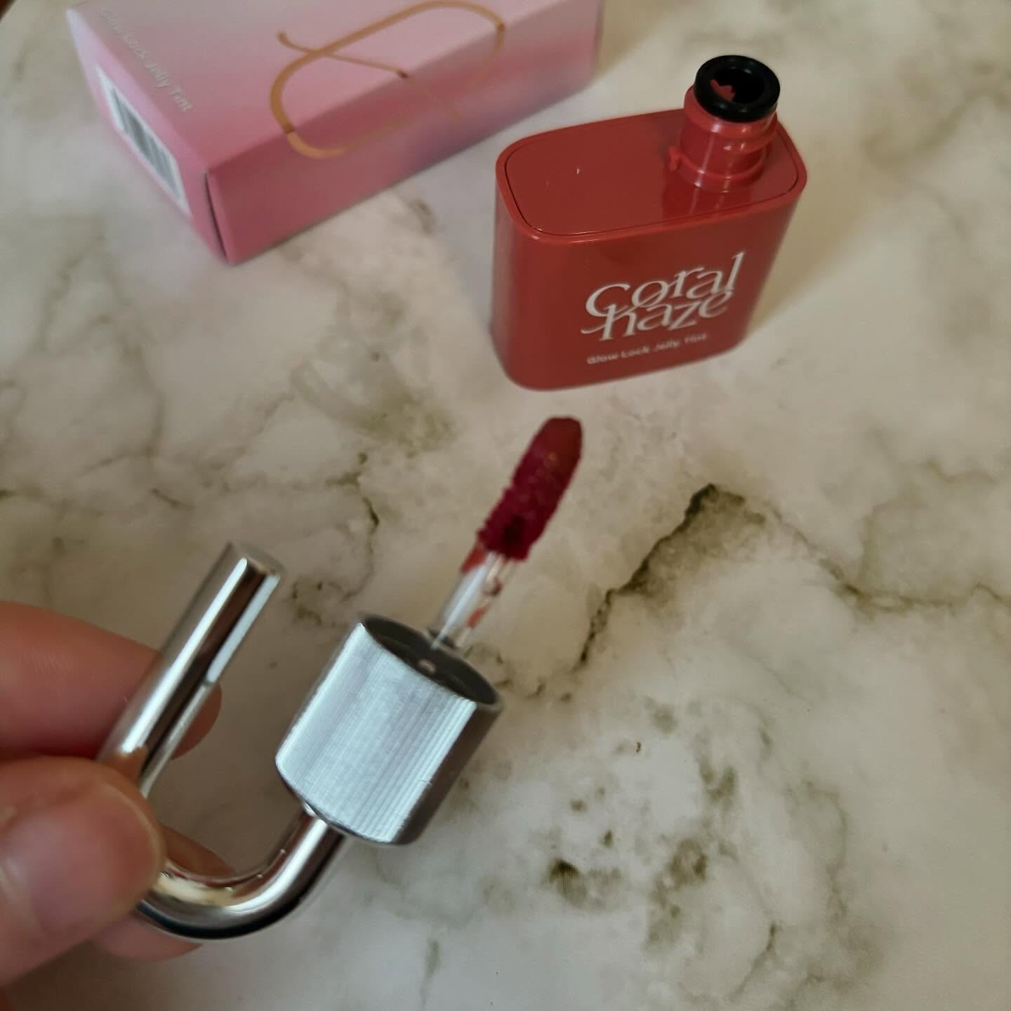 グロウロックゼリーティント/Coralhaze/リップティントを使ったクチコミ（3枚目）