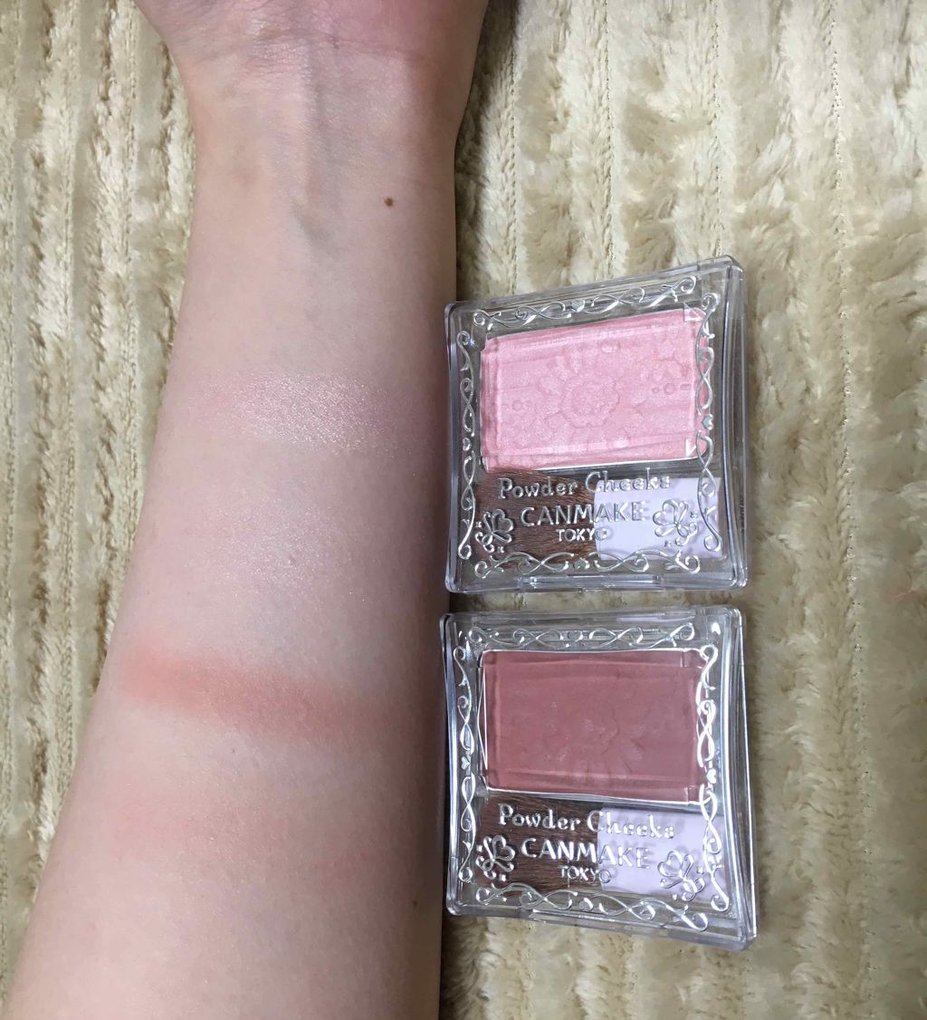 【旧品】パウダーチークス/キャンメイク/パウダーチークを使ったクチコミ（2枚目）