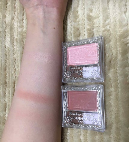 【旧品】パウダーチークス/キャンメイク/パウダーチークを使ったクチコミ(2枚目)