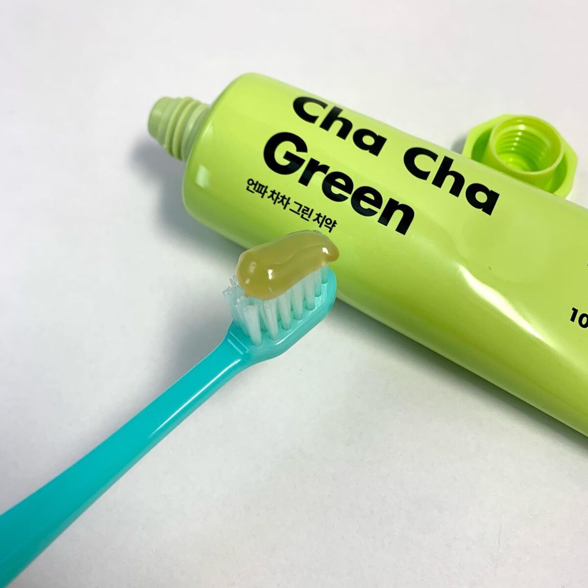 Cha Cha Charcoal Vegan Greentea Toothpaste/chacha/歯磨き粉を使ったクチコミ（1枚目）