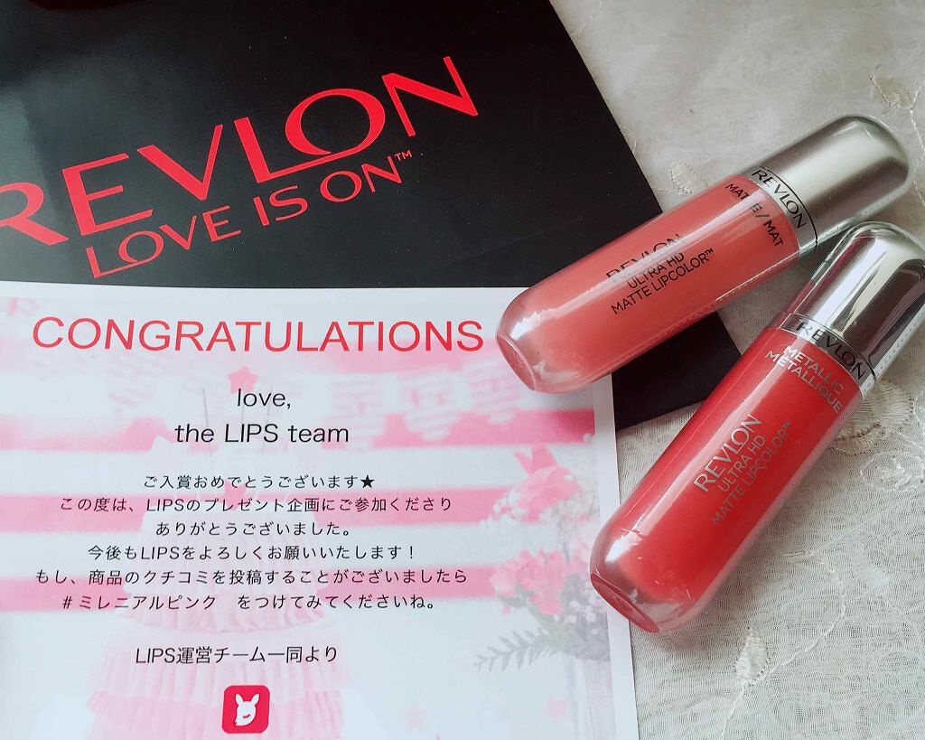 ウルトラ HD マット リップカラー/REVLON/口紅を使ったクチコミ(1枚目)