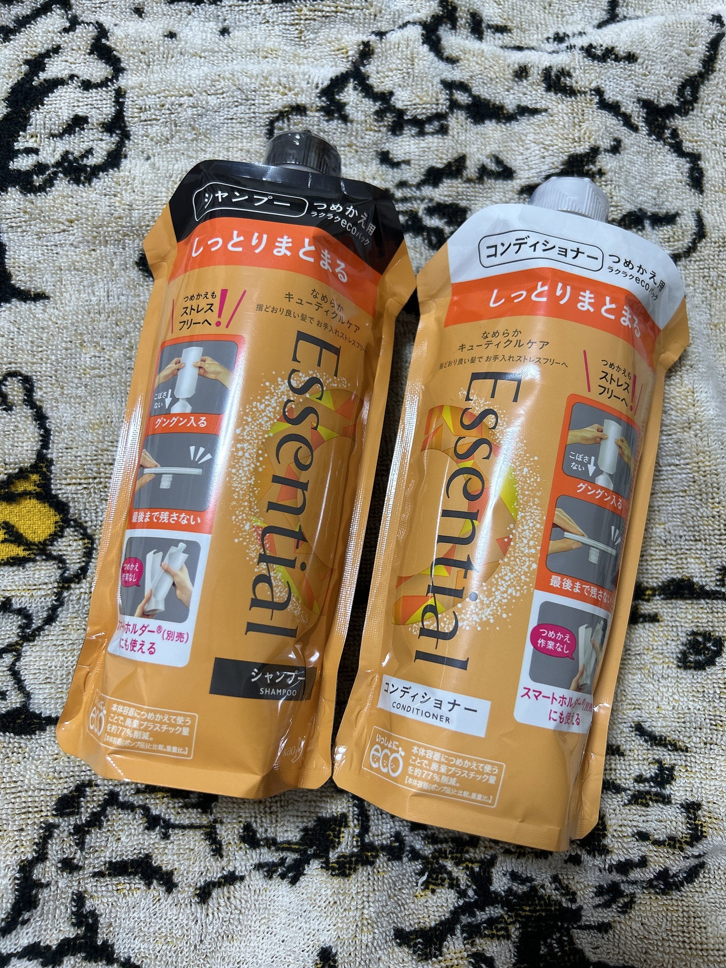 しっとりまとまる シャンプー/コンディショナー/エッセンシャル/市販シャンプーを使ったクチコミ(1枚目)