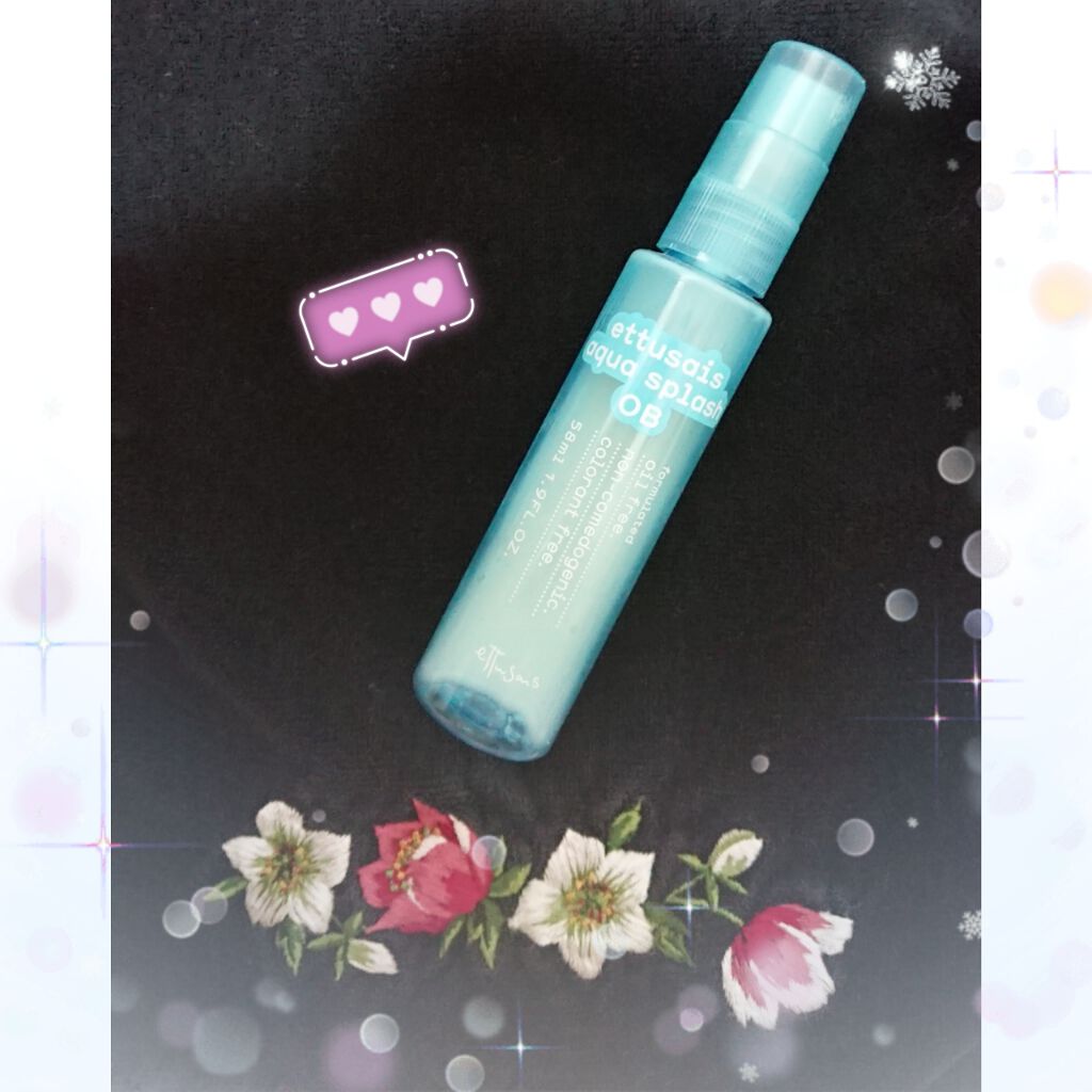 アクアスプラッシュ OB N/ettusais/ミスト状化粧水を使ったクチコミ(1枚目)