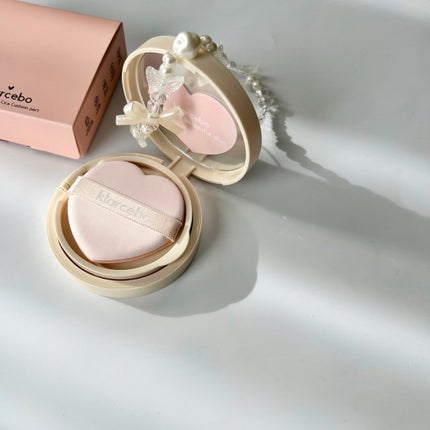 ハートシカクッション/klarcebo/クッションファンデーションを使ったクチコミ(1枚目)