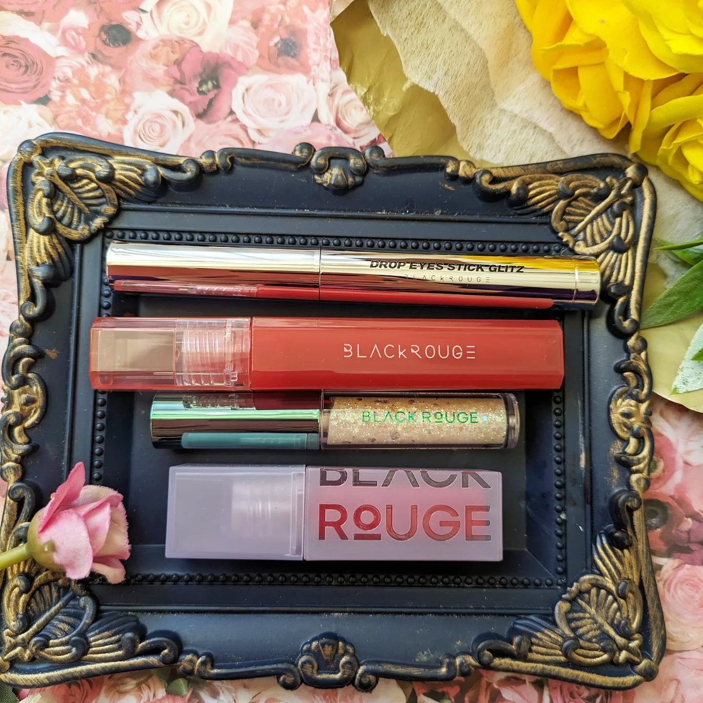 ハーフアンドハーフ ウォーターグロウ/BLACK ROUGE/口紅を使ったクチコミ(2枚目)