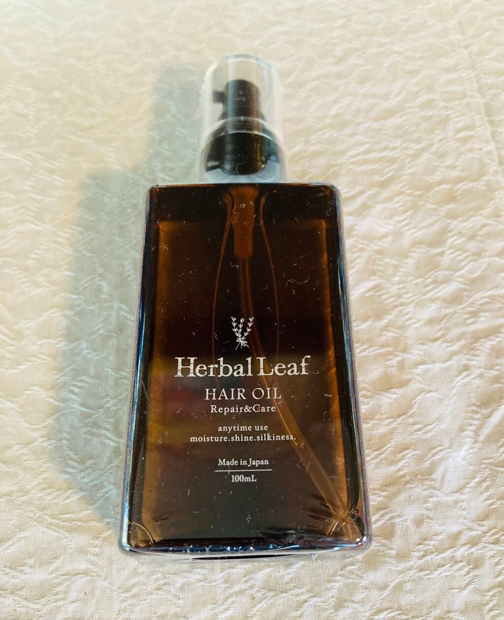 オーガニックヘアオイル フレッシュティーの香り/ハーバルリーフ/ヘアオイルを使ったクチコミ(1枚目)