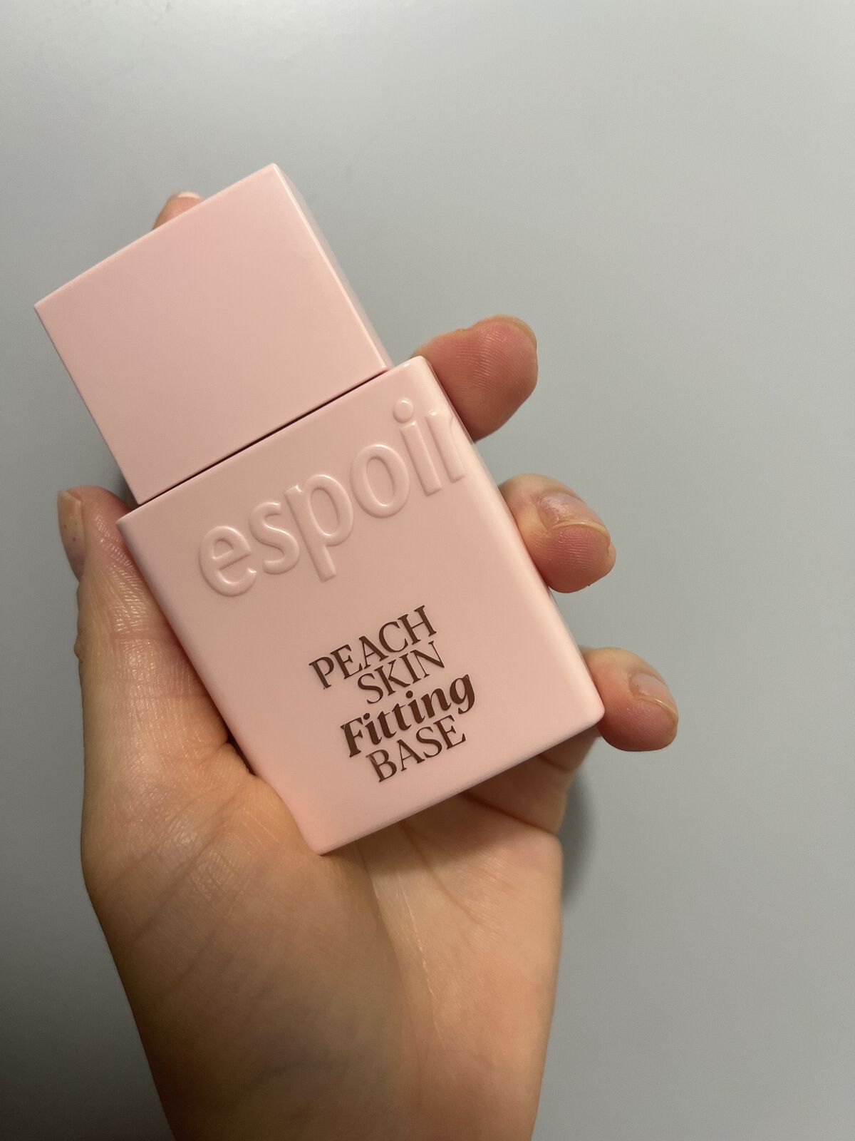 ピーチスキンフィッティングベース/espoir/化粧下地を使ったクチコミ（1枚目）