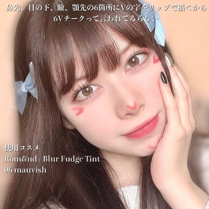 rom&nd ブラーファッジティント/rom&nd/リップティントを使ったクチコミ(2枚目)