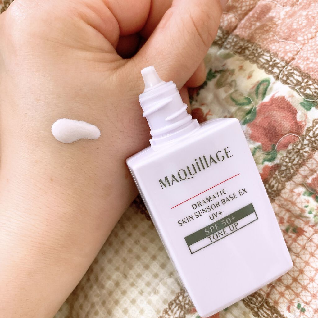 ドラマティックスキンセンサーベース EX UV+/マキアージュ/化粧下地を使ったクチコミ（2枚目）
