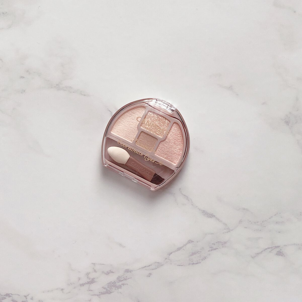 プランぷくコーデアイズ/キャンメイク/パウダーアイシャドウを使ったクチコミ（2枚目）