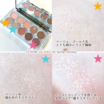 ライトオンアイズシャドウパレット/ルミル/アイシャドウパレットを使ったクチコミ(4枚目)