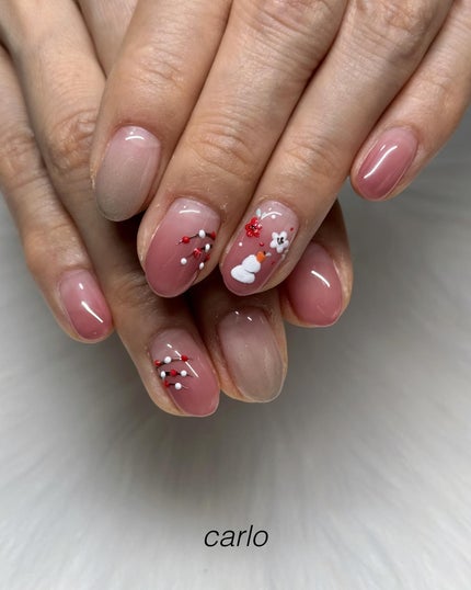 YUKA on LIPS 「【☾4本art】所沢市ネイルサロン|Carlo.2023年もあ..」(1枚目)