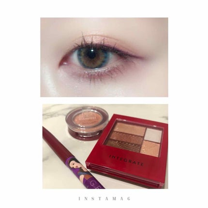 スナイプジェルライナー/インテグレート/ジェルアイライナーを使ったクチコミ(1枚目)