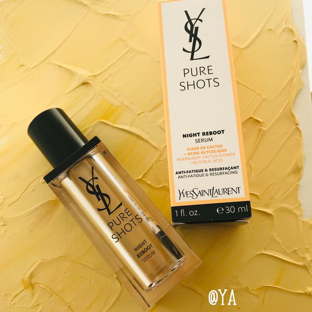 ピュアショット ナイト リチャージセラム/YVES SAINT LAURENT BEAUTE/美容液を使ったクチコミ(1枚目)