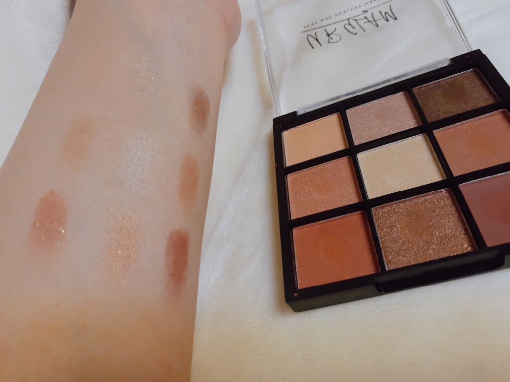 UR GLAM BLOOMING EYE COLOR PALETTE/U R GLAM/アイシャドウパレットを使ったクチコミ(2枚目)