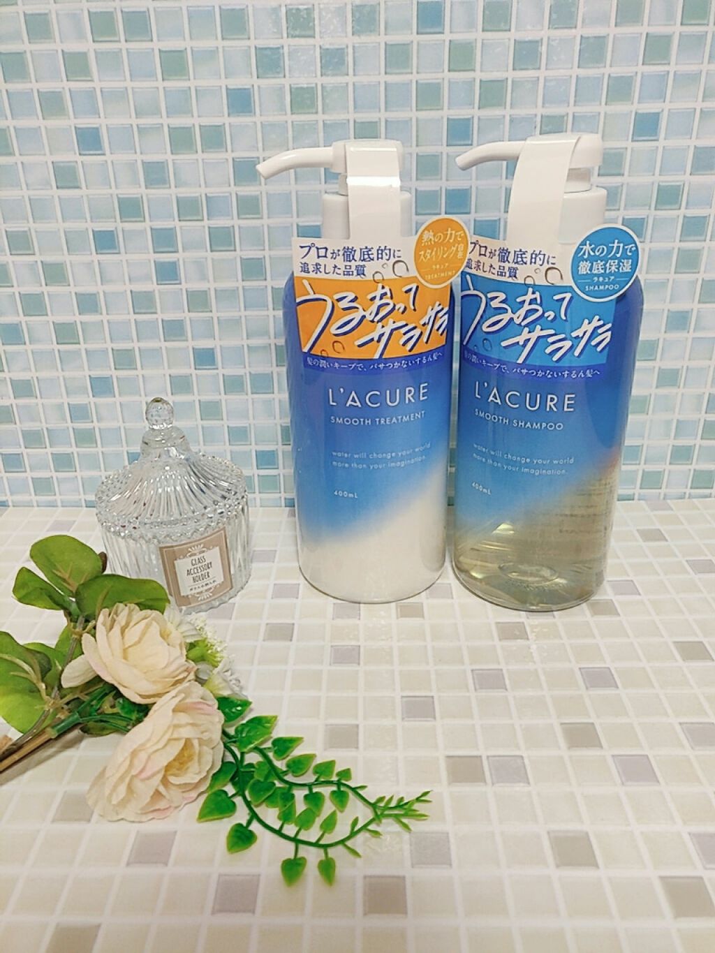 スムースシャンプー／スムーストリートメント/L'ACURE/市販シャンプーを使ったクチコミ（1枚目）