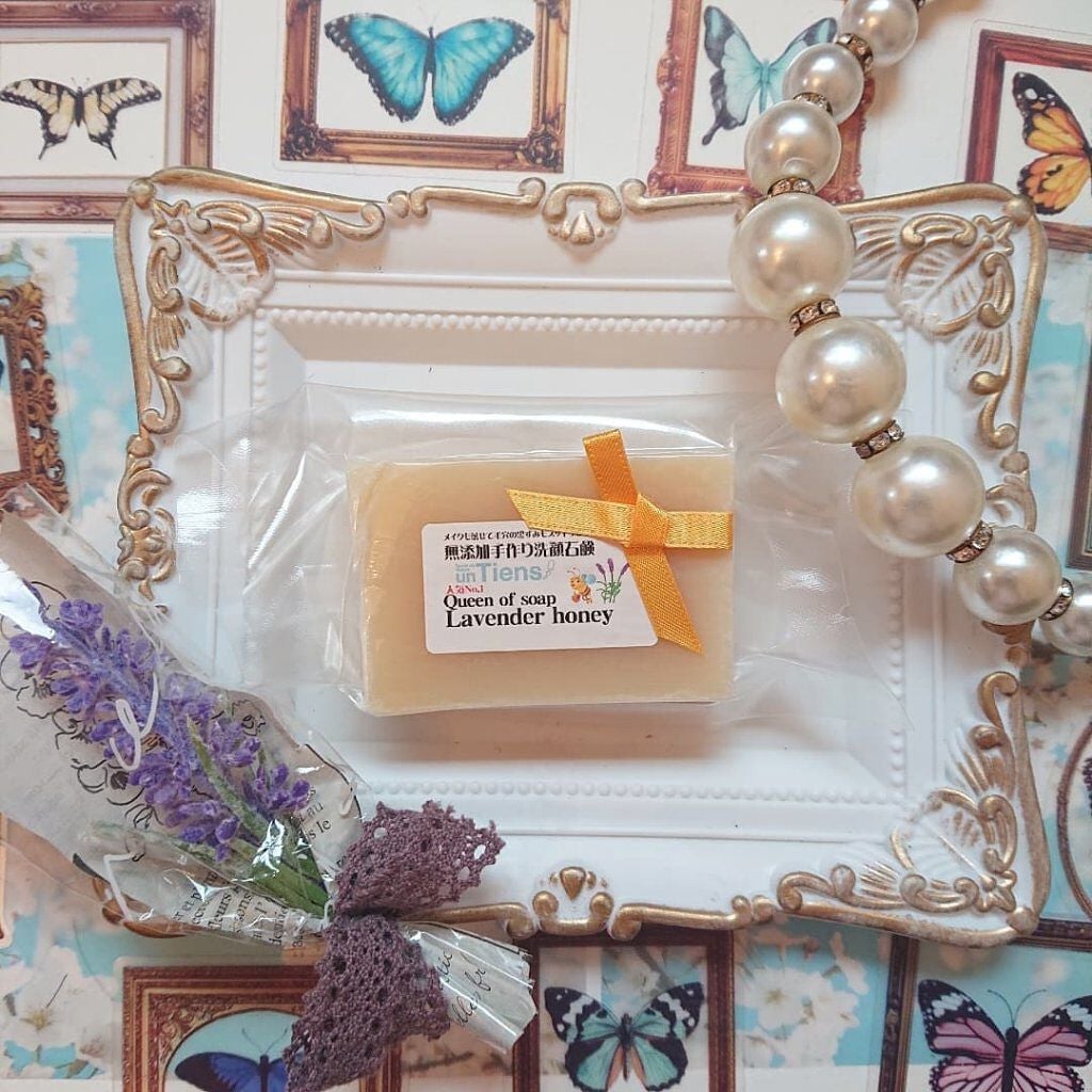 手作り洗顔石鹸 アンティアン クイーン オブ ソープ 「ラベンダーハニー」/アンティアン/洗顔石鹸を使ったクチコミ(1枚目)