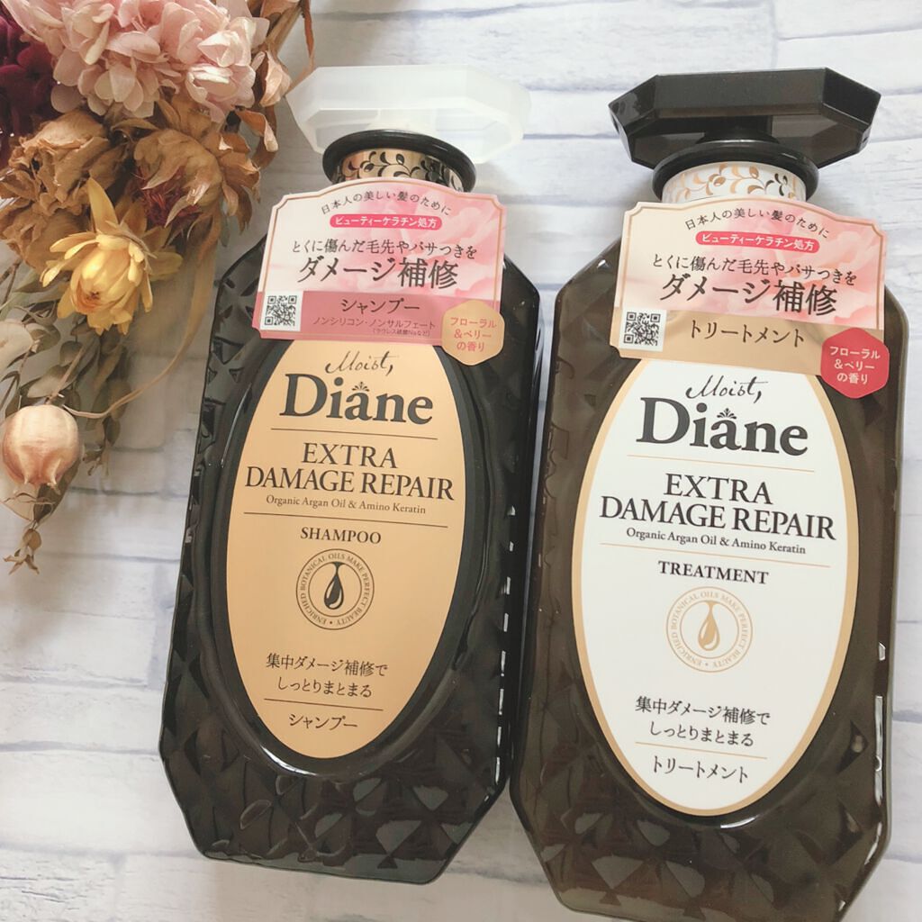 パーフェクトビューティ モイストダイアン エクストラダメージリペア シャンプー/トリートメント/ダイアン/市販シャンプーを使ったクチコミ(1枚目)