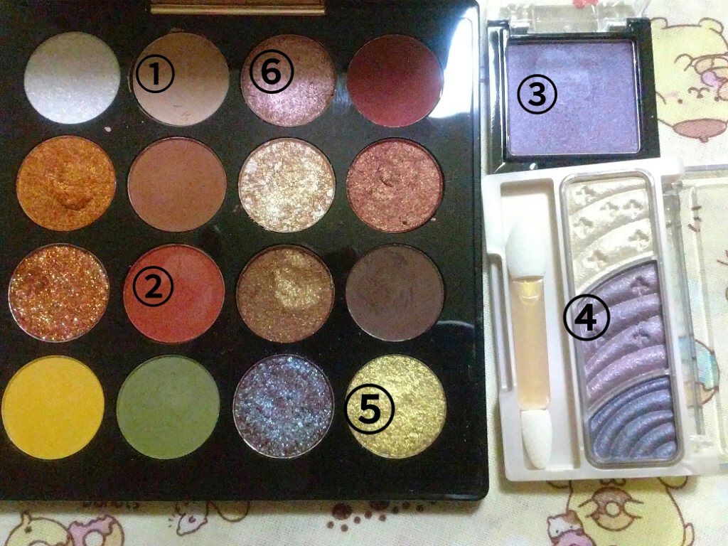 UR GLAM POWDER EYESHADOW/U R GLAM/単色アイシャドウを使ったクチコミ(4枚目)