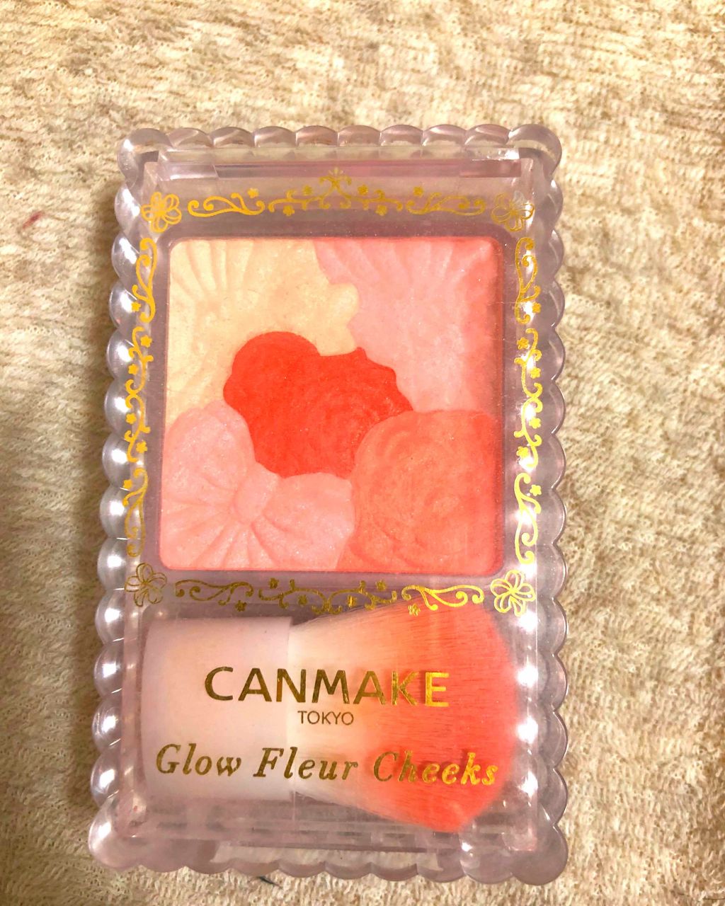 グロウフルールチークス/キャンメイク/パウダーチークを使ったクチコミ(1枚目)