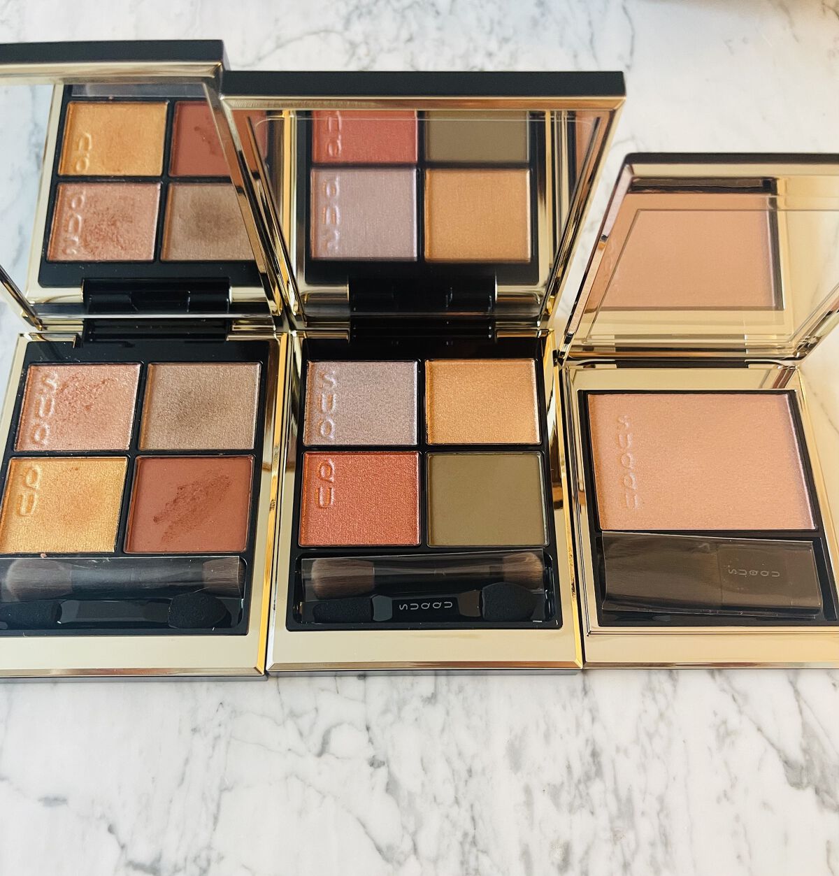 メルティング パウダー ブラッシュ/SUQQU/パウダーチークを使ったクチコミ（1枚目）