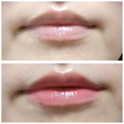 ジューシーラスティングティント 31 ベアアプリコット(BARE APRICOT)/rom&nd/リップティントを使ったクチコミ(3枚目)