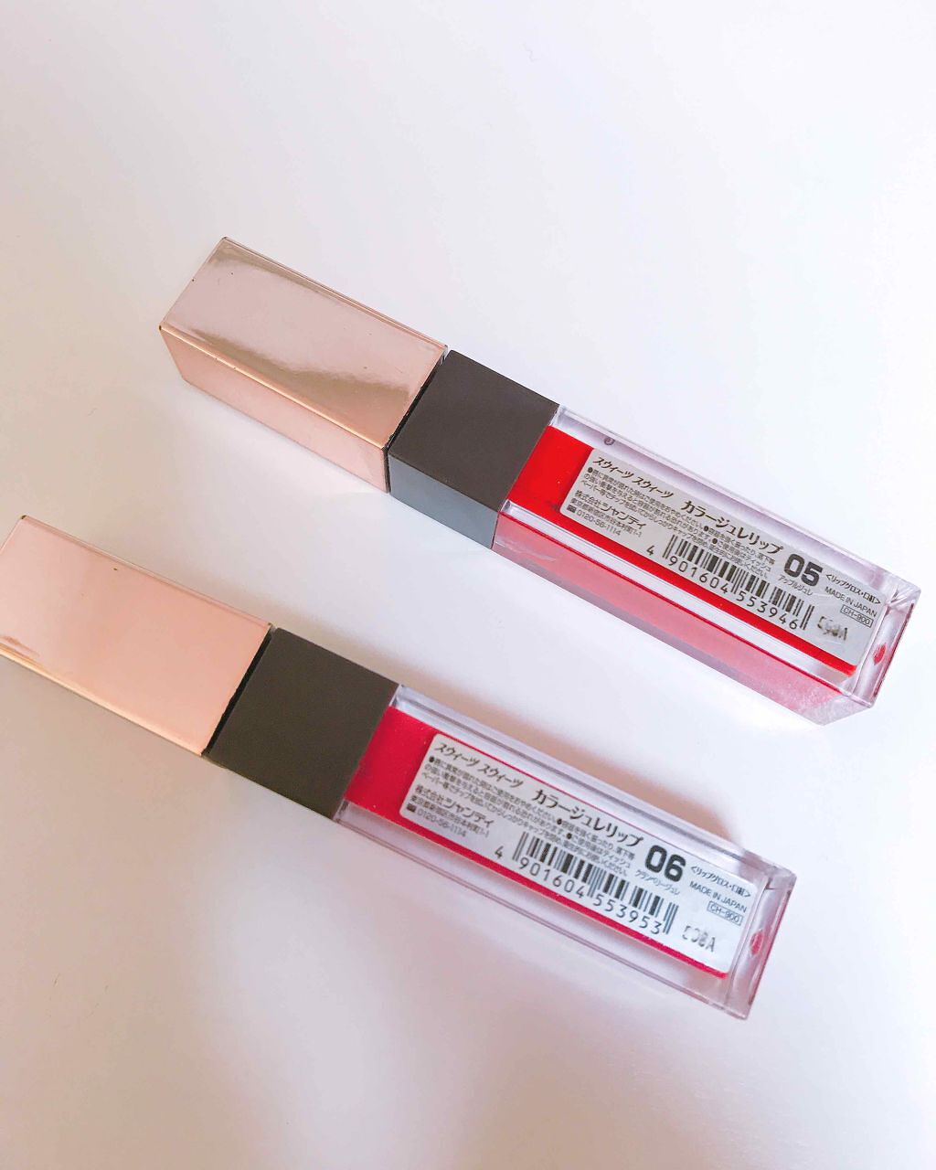 カラージュレリップ/スウィーツ スウィーツ/リップグロスを使ったクチコミ（2枚目）