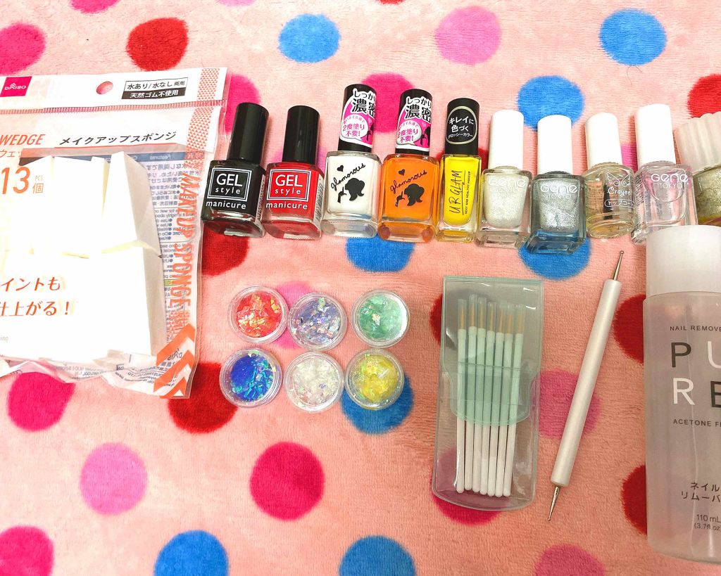 ネイルシール/DAISO/ネイルシールを使ったクチコミ（2枚目）