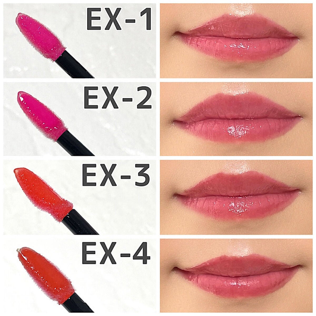 ナイトバカンスリップジェル/KATE/口紅を使ったクチコミ(2枚目)