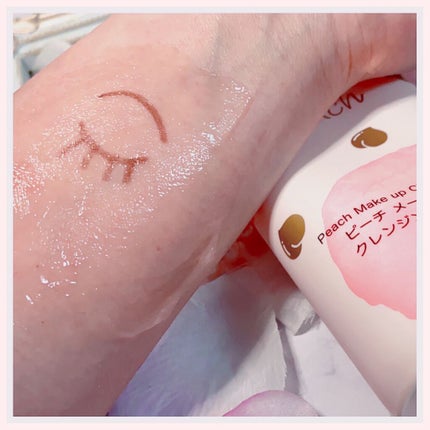 ピーチメーキャップクレンジングジェル/sesekira/クレンジングジェルを使ったクチコミ(3枚目)