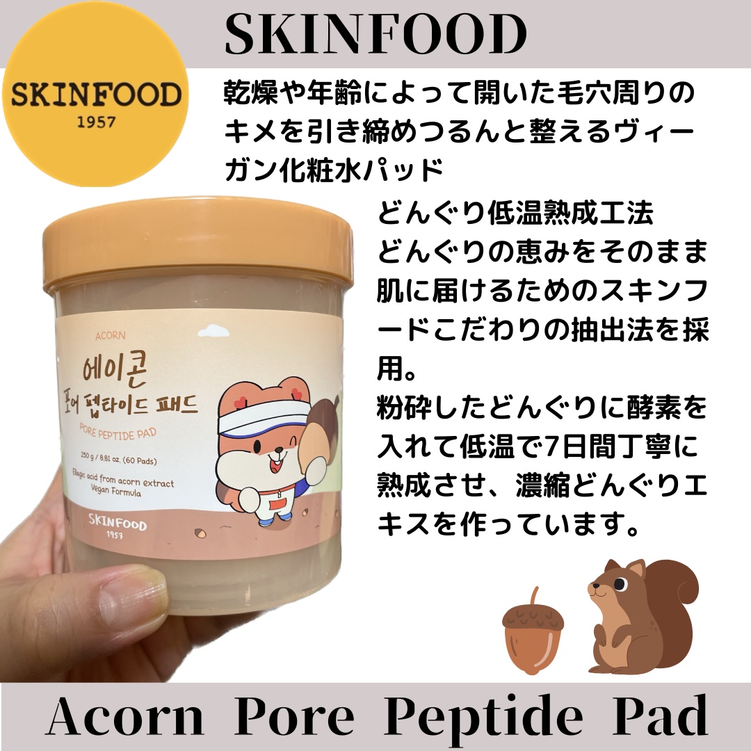 パントテン ウォーターパセリ クリアパッド/SKINFOOD/トナーパッドを使ったクチコミ（1枚目）