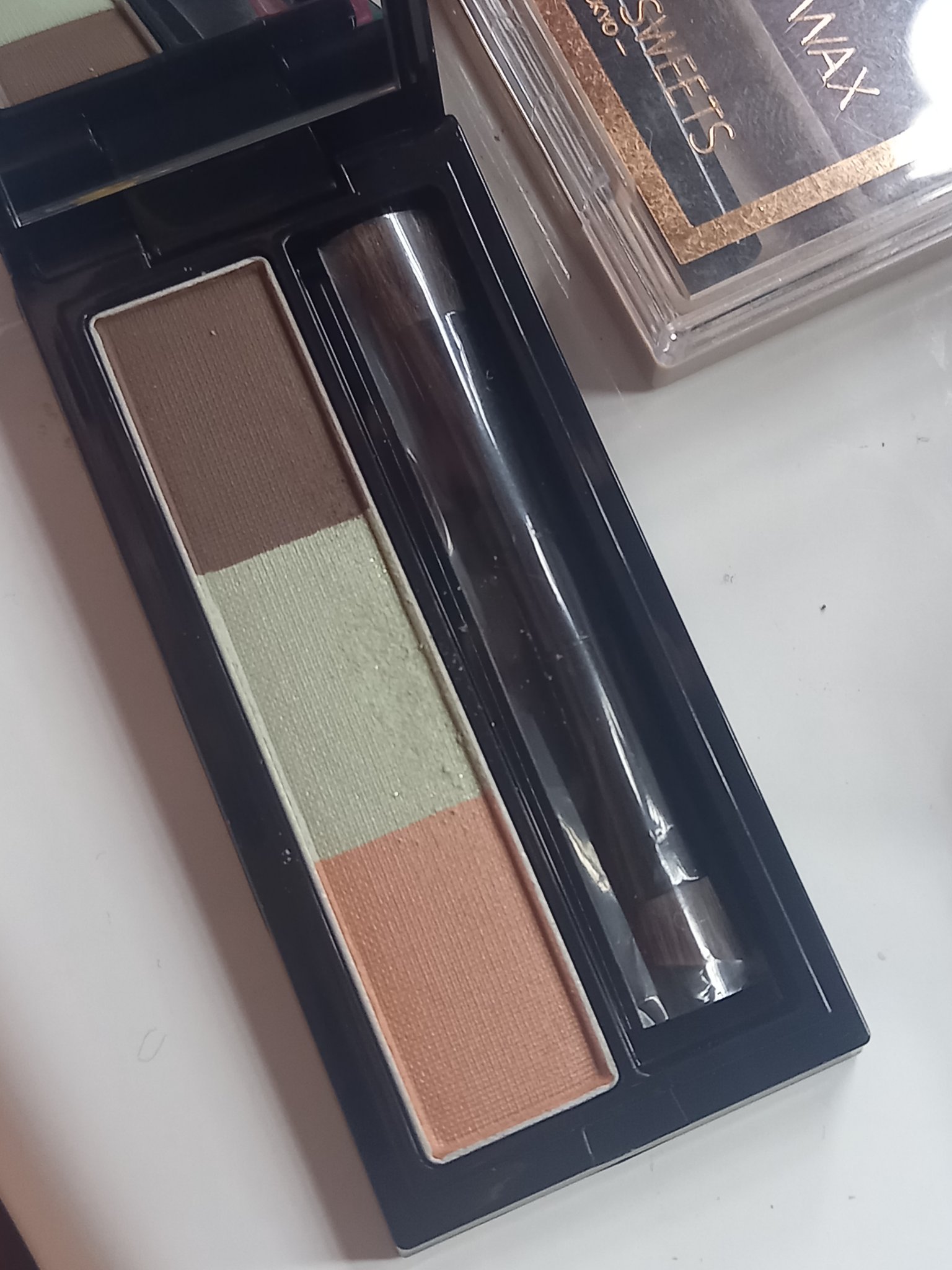 ヴィセ リシェ アイブロウパウダー BR-6 ニュアンスミント(限定)/Visée/パウダーアイブロウを使ったクチコミ（3枚目）