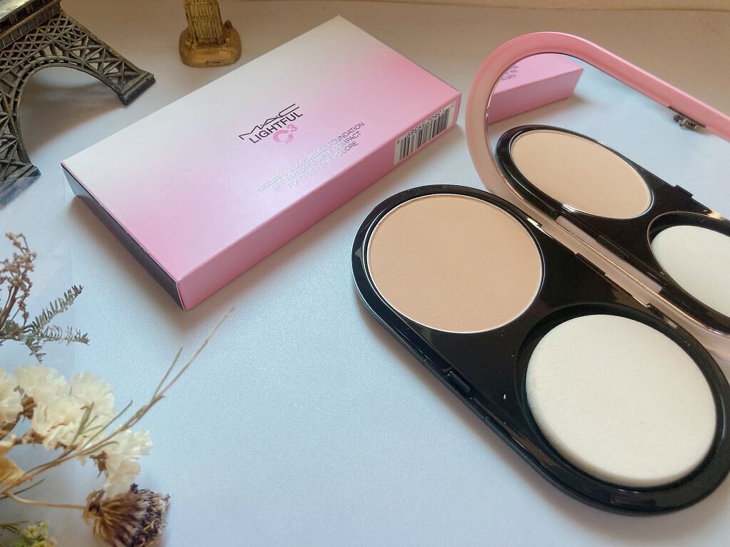 ライトフル C3 ナチュラル シルク パウダーファンデーション/M・A・C/パウダーファンデーションを使ったクチコミ(1枚目)