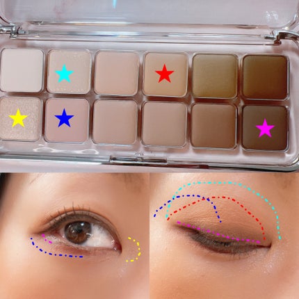 プロ アイ パレット エアー/CLIO/アイシャドウパレットを使ったクチコミ(10枚目)