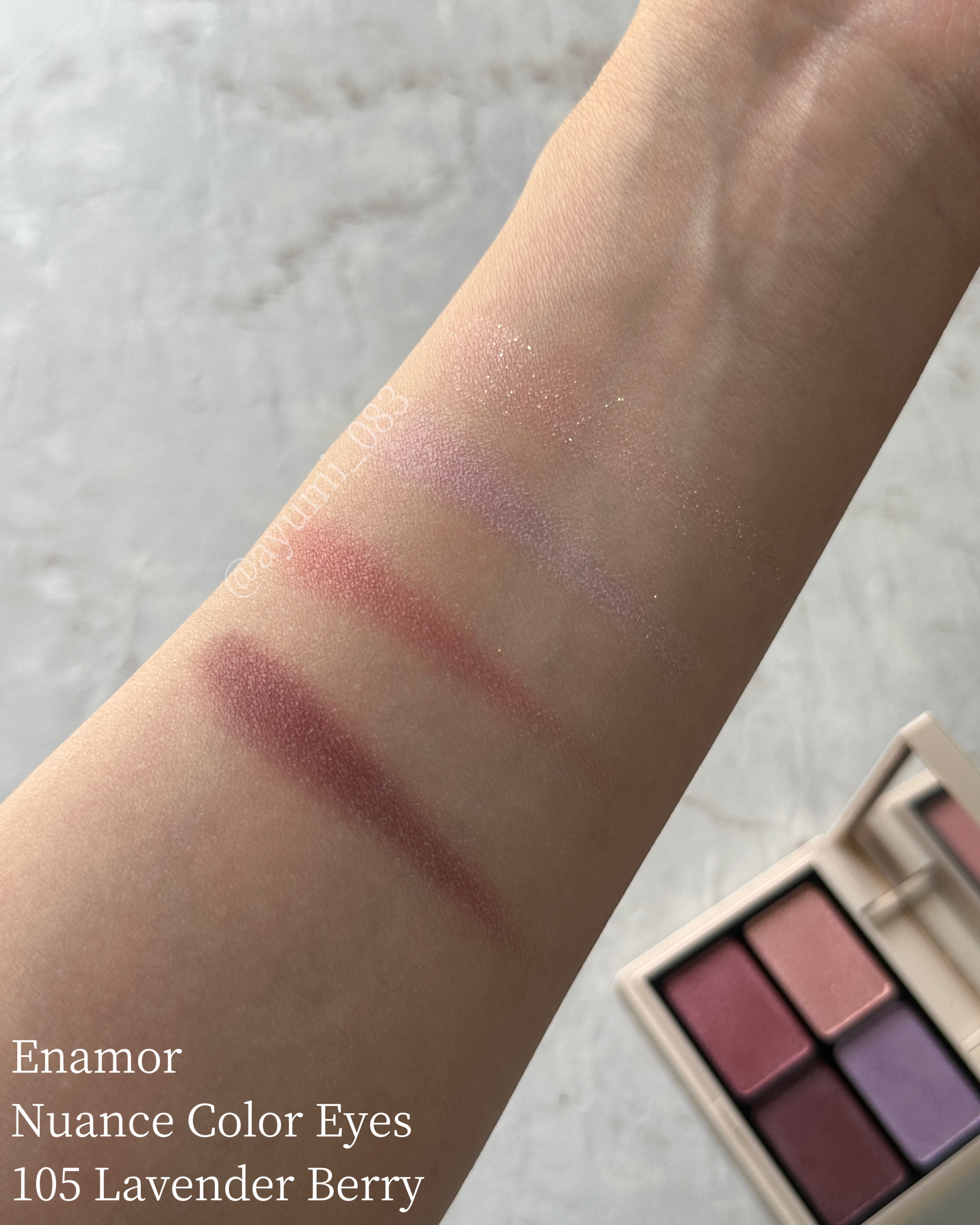 ニュアンスカラーアイズ/Enamor/アイシャドウパレットを使ったクチコミ（2枚目）