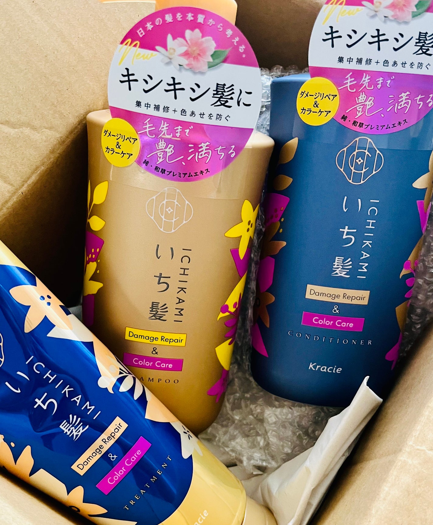 ダメージリペア&カラーケア シャンプー/コンディショナー/いち髪/市販シャンプーを使ったクチコミ(1枚目)