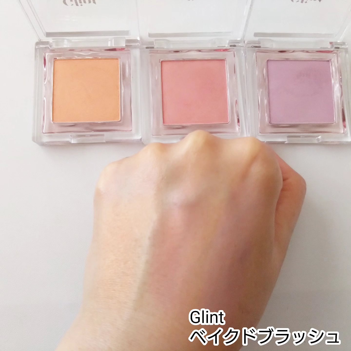 ベイクドブラッシュ #01 Eternal Breeze/Glint/パウダーチークを使ったクチコミ（1枚目）