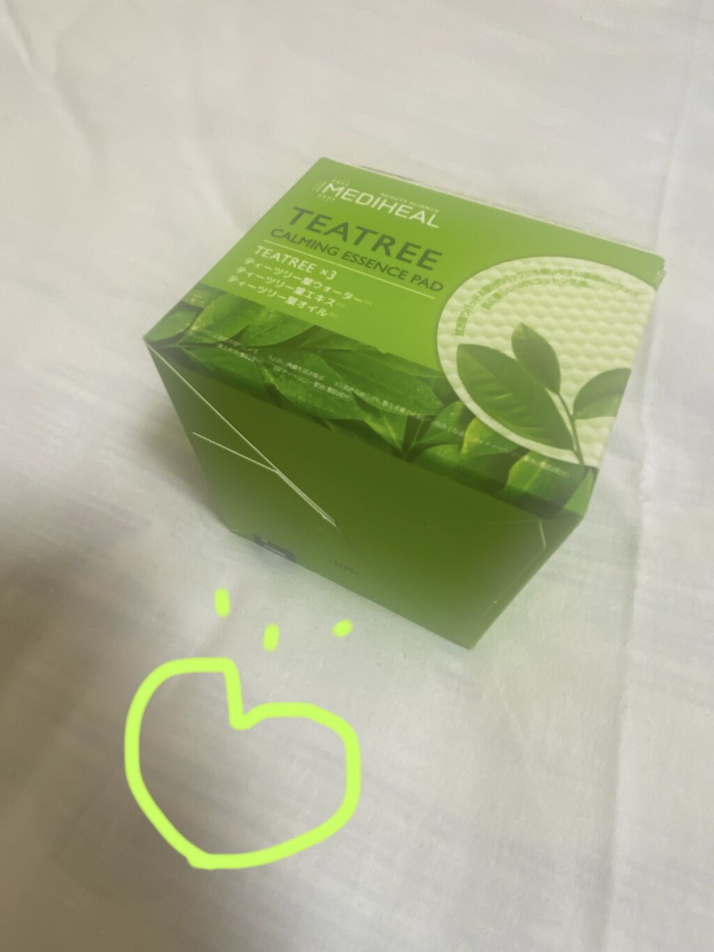 ティーツリーカーミングエッセンスパッド/MEDIHEAL/トナーパッドを使ったクチコミ（1枚目）