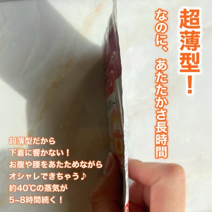 蒸気の温熱シート 下着の内側面に貼るタイプ/めぐりズム/その他を使ったクチコミ(3枚目)